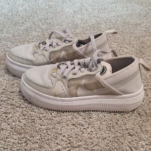 Nike Cream and Gray Casual Sneakers